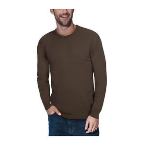 X-Ray Mens Knit Pullover Sweater, Brown, NWT